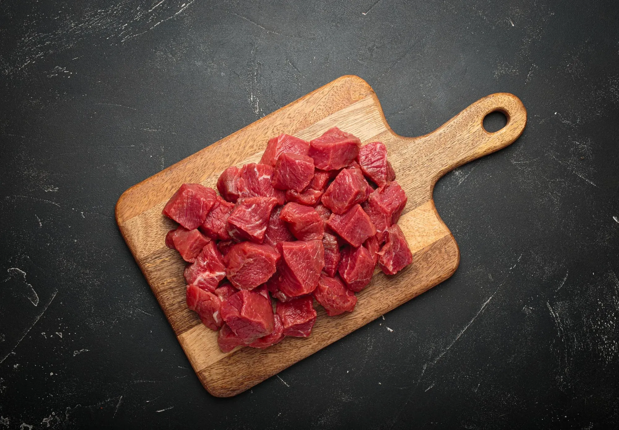 DICED BEEF 500G